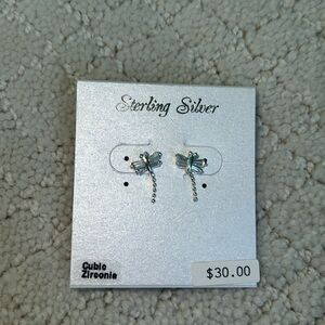 Sterling Silver DragonFly Earrings